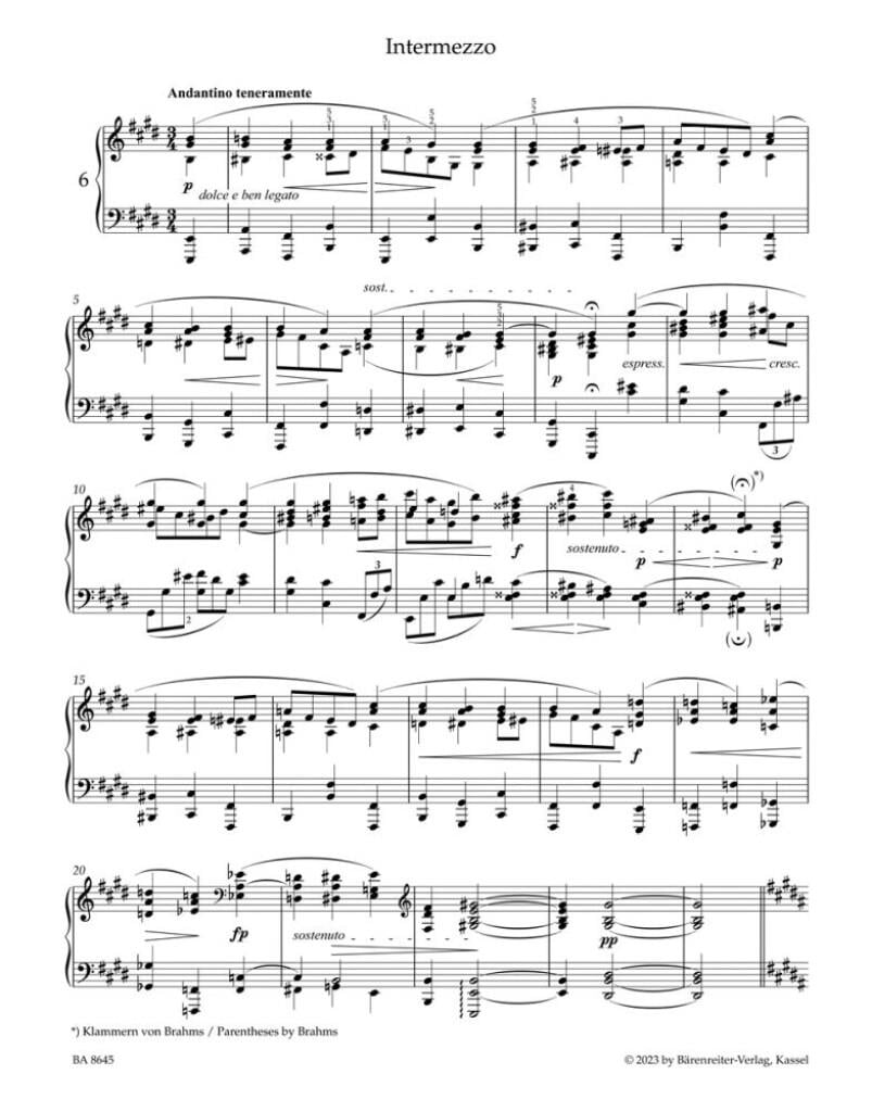 Selected Piano Pieces